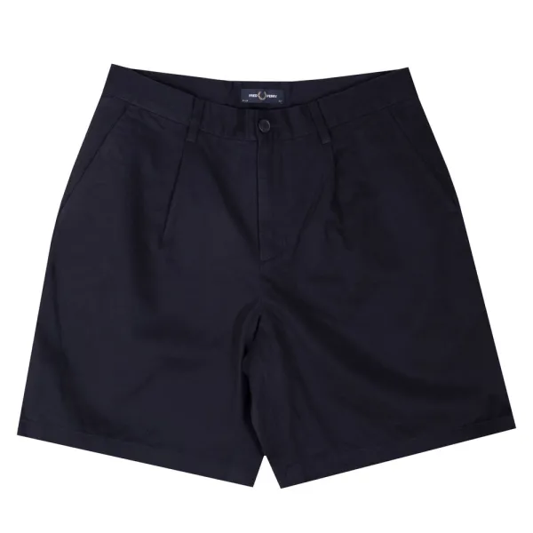 Pleated Chino Short