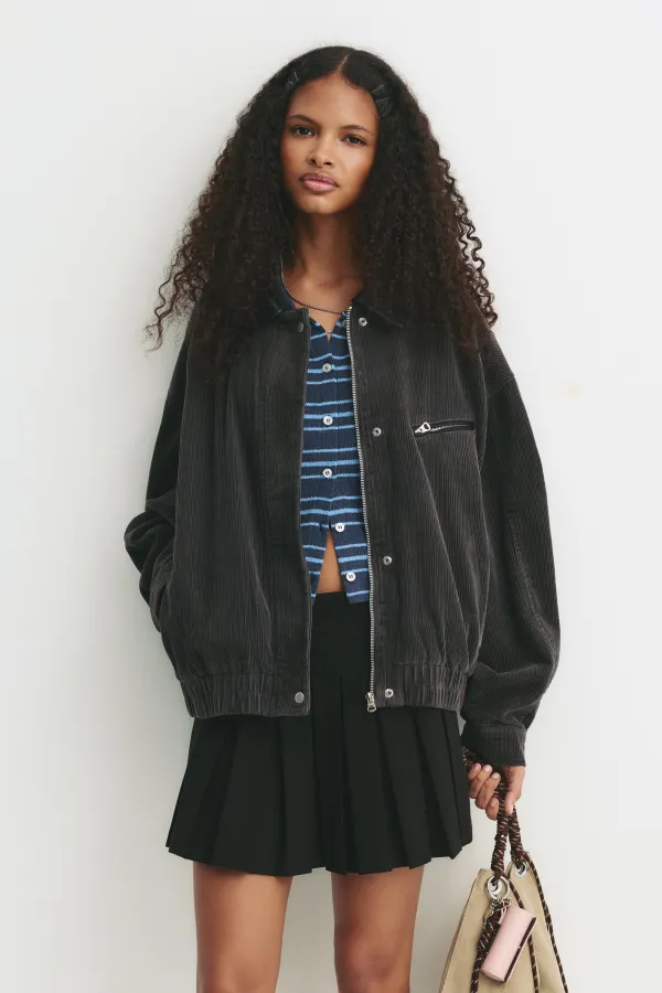 Pleated Mini Skirt - Black