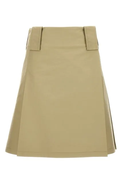 Pleated skirt - Beige