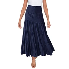 Pleated Skirt Women's Midi: Skirt Women's Elegant Festive Summer Skirt High Waist Women's Skirt Patc