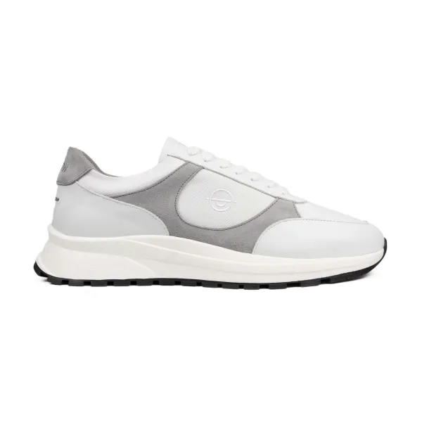 Plemont White Trainers, Mens / UK / Leather / Suede / White