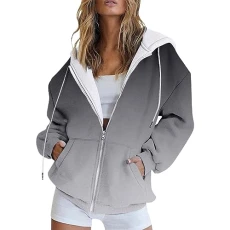Plus Size Fashion for Women 2024 Trendy Sweater Hoodies for Women Girls Hoodie Womens Oversized Shirts Fleece Zip Up Jacket Oversized Black Zip Up Hoodie Pink Oversized Sweatshirt Women's Sweatshirts