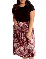 Plus Size Straight Skirt Red 20 Plus Size Straight Skirt Red 20