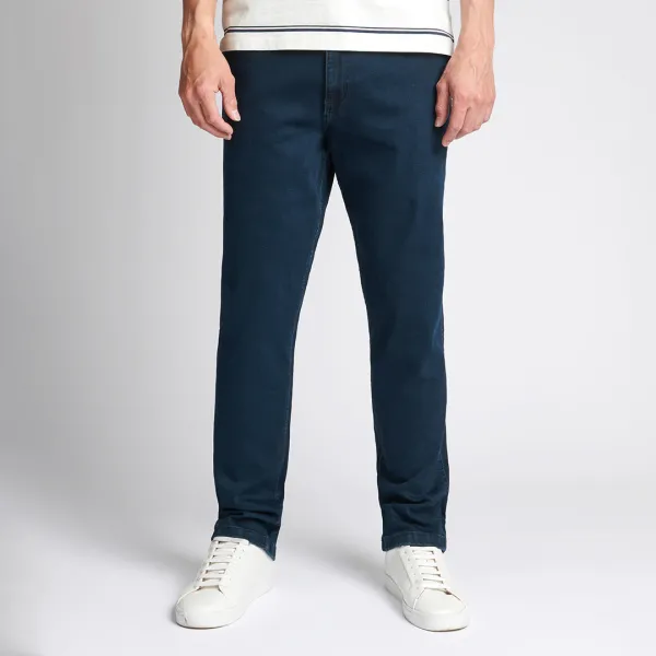 Pocket Denim Loose Dark Vintage Wash 30R - Blue