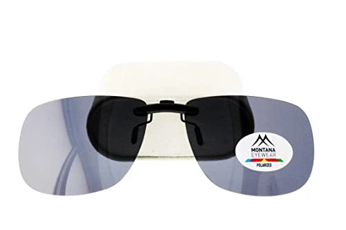 Polarized Clip-On Sunglasses C2 in Grey 54mm