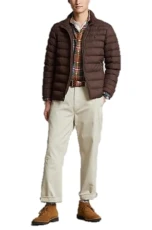Polo Ralph Terra Bomber Jacket Brown Men Puffer Full Zip Hooded Packable Size XL X-Large (UK, Alpha, L, Regular, Regular, BROWN) Polo Ralph Terra Bomber Jacket Brown Men Puffer Full Zip Hooded Packable Size XL X-Large (UK, Alpha, L, Regular, Regular, BROWN)