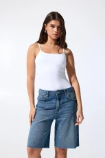 Polyamide Top With Thin Straps - White