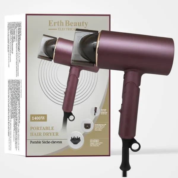 Portable Hair Dryer - Black
