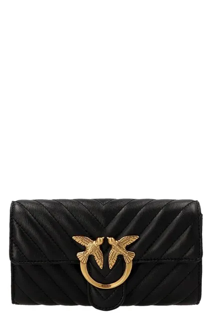 Portafoglio Love Bag One Wallet Chevron - Black