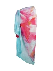 Positano Pareo Swimsuit/Swimwear Beach Dress Cover Up -(One Size, Aqua)