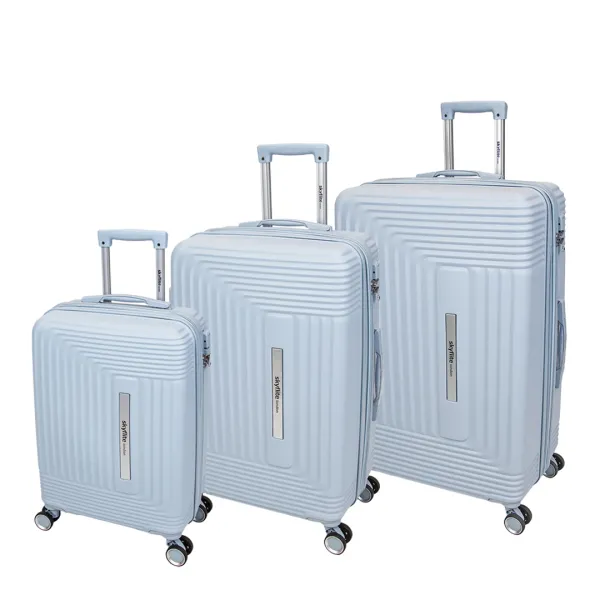 Powder Blue Connect 57//79cm -Piece Suitcase Set