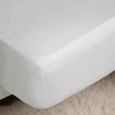 Premium Blend 500 Thread Count " Fitted Sheet Single Ivory