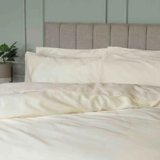 Premium Blend 500 Thread Count Duvet Cover Kingsize Ivory