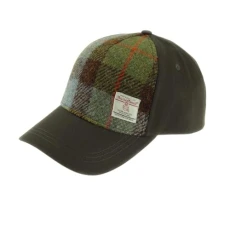 Premium Harris Tweed Baseball Cap - Macleod Tartan Premium Harris Tweed Baseball Cap - Macleod Tartan