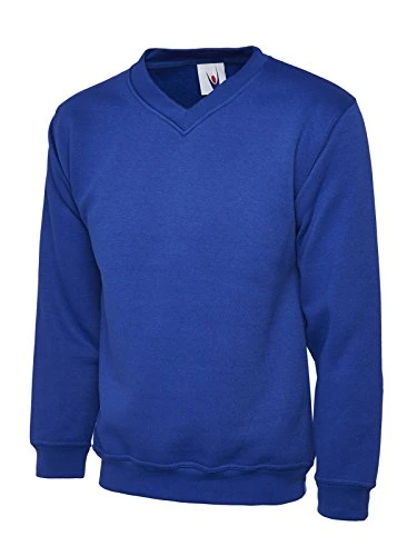 Premium V-Neck Sweatshirt Royal 3XL