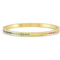 Pretty Bangles Large Gold Multicolour