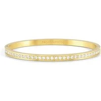 Pretty Bangles Large Gold White