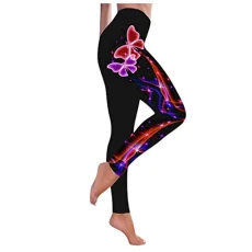 Prime Big Deal Yoga Pants for Women UK Elastic High Waisted Leggings Plus Size Sport Workout Gym Tights Trendy Butterfly Print Trousers Comfy Soft Tummy Control Leggings Running Pants Prime Big Deal Yoga Pants for Women UK Elastic High Waisted Leggings Plus Size Sport Workout Gym Tights Trendy Butterfly Print Trousers Comfy Soft Tummy Control Leggings Running Pants