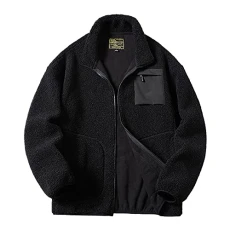 Prime Deals Of The Day Prime Sale  Mens Big And Tall Winter Coats Leisure Warm Fleece Plus Size Zipper Pocket Lapel Cardigan Jacket Mens Blouson Jacket Summer Bike Jacket Work Sales Clearance