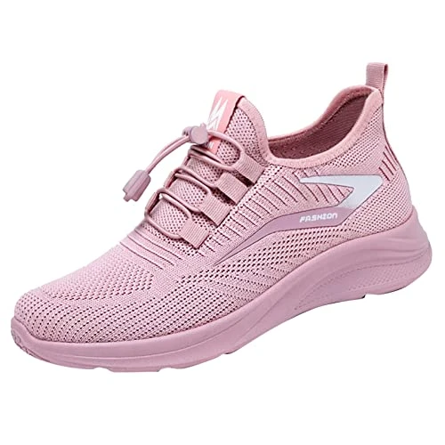 Prime Deals of The Day,Lightweight Breathable Mesh Sneakers,Women Casual Lace up Walking Shoes,Non S