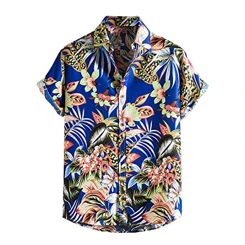 Prime Deals XXXL Hawaiian Shirts Men Men's New Year Shirt Light in The Box Mens Shirts Mens Long Sle