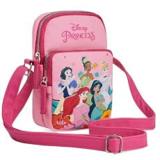 Princess Girls Crossbody Bag with 2 Compartments & Adjustable Strap Shoulder Bag - Girls Gifts Princess Girls Crossbody Bag with 2 Compartments & Adjustable Strap Shoulder Bag - Girls Gifts