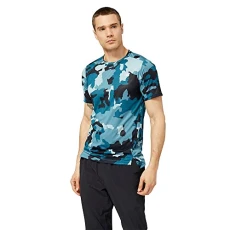 Printed Accelerate Short Sleeve Shirt, Men, Dark Moonstone, XXL