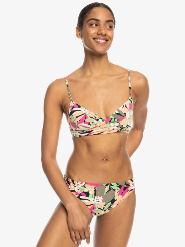 Printed Beach Classics - Wrap Two-Piece Bikini Set For Women