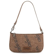 Printing Shoulder Bags for Women Cluth Tote Handbag 90s Retro Hobo Purses Top-Handle Underarm Handbag WG113-001BR, Tobacco Brown