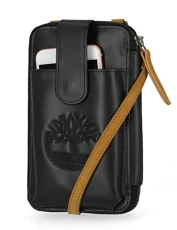 Pro Women's Mobile Phone Crossbody Wallet RFID Leather Shoulder Bag, Black (Antique Pink), One Size UK