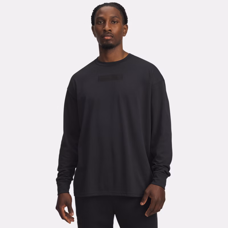 Project Rock Mens Long Sleeve Black / Black