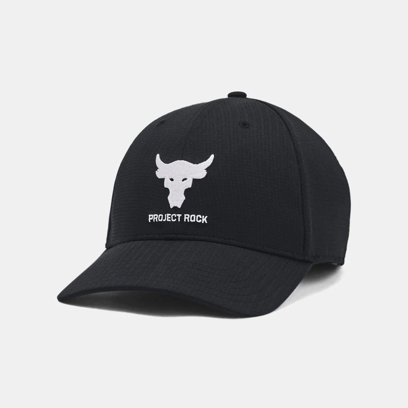 Project Rock Mens Trucker Hat Black / White OSFM