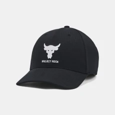 Project Rock Mens Trucker Hat Black / White OSFM