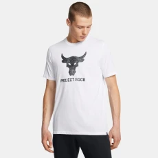 Project Rock Payoff Graphic Mens Short Sleeve White / Black