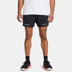 Project Rock Ultimate Mens " Training Shorts Black / White