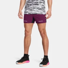 Project Rock Ultimate Mens " Training Shorts Purple Gemini / White