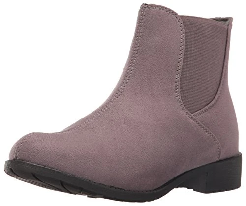 Propet Women's Scout Ankle Bootie, Grey Velour, 6.5 X-Wide