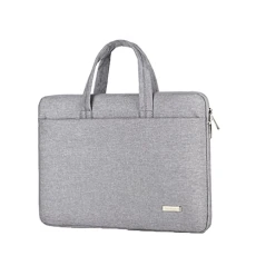 Protective Laptop Shoulder Bag Carrying Case Waterproof Computer Sleeve Cover with Accessory Storage Pockets Compatible with MacBook Dell HP (Gray#1,40 * 29 * 3.5cm)