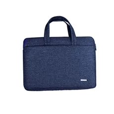 Protective Laptop Shoulder Bag Carrying Case Waterproof Computer Sleeve Cover with Accessory Storage Pockets Compatible with MacBook Dell HP (Blue#1,35 * 25 * 3cm)