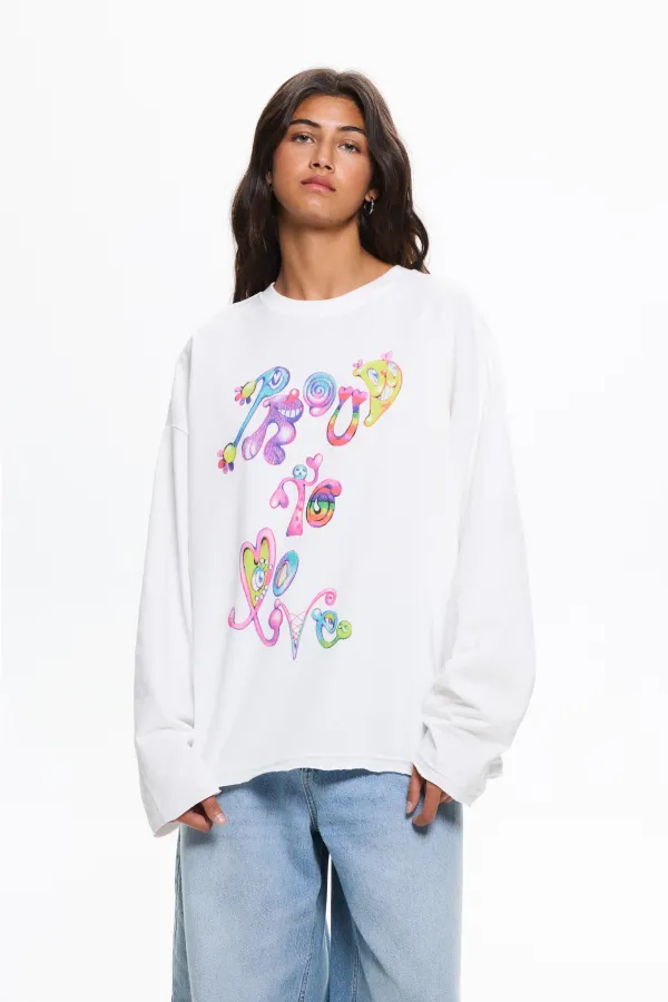 Proud To Love T-Shirt - Ice