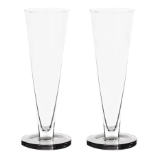 Puck Flute Glasses x - Multi