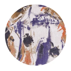 Purple Game Gallery 240 x 240 cm Rug - Green Purple Game Gallery 240 x 240 cm Rug - Green