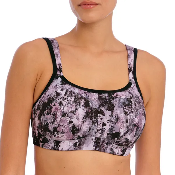 Purple High-Octane Sports Bra - Purple