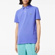 Purple Short Sleeve Polo Shirt ulti