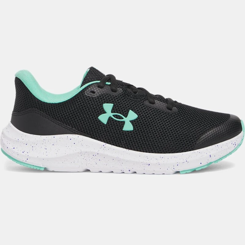 Pursuit Girls Running Shoes Black / Comet Green / Comet Green
