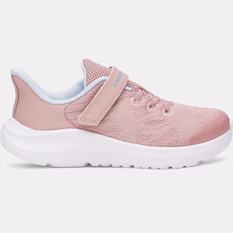 Pursuit Big Logo AC Girls Pre-School Running Shoes Tourmaline Pink / Nimbus Blue / Stone - Pink