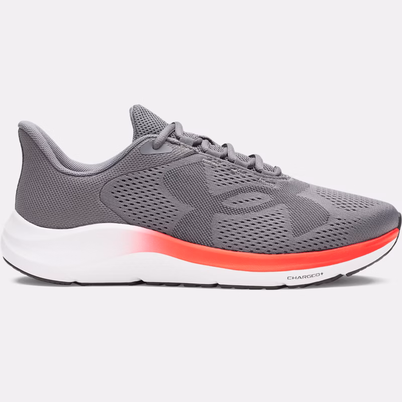 Pursuit Big Logo Mens Running Shoes Castlerock / Racer Red / Anthracite 115 - Gray