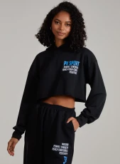 PV Sport Cropped Hoodie  - M/L  - Black