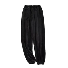 Pyjama Bottoms for Men, Winter, Warm Flannel Trousers with Wide Mouth, Loose, Large, Thick Pyjama Bottoms, Coral Fleece Running Trousers, Men's Straigh, Fishing Trousers, Cargo, black, XXXL Pyjama Bottoms for Men, Winter, Warm Flannel Trousers with Wide Mouth, Loose, Large, Thick Pyjama Bottoms, Coral Fleece Running Trousers, Men's Straigh, Fishing Trousers, Cargo, black, XXXL