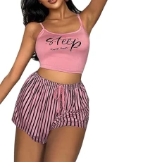 Pyjamas for Women Set Women's Pyjamas Plus Size Pyjamas for Women Casual Pyjamas Women's Lace Shorts Home Wear Pyjamas Women's Cuffs, Hot Pink, XL